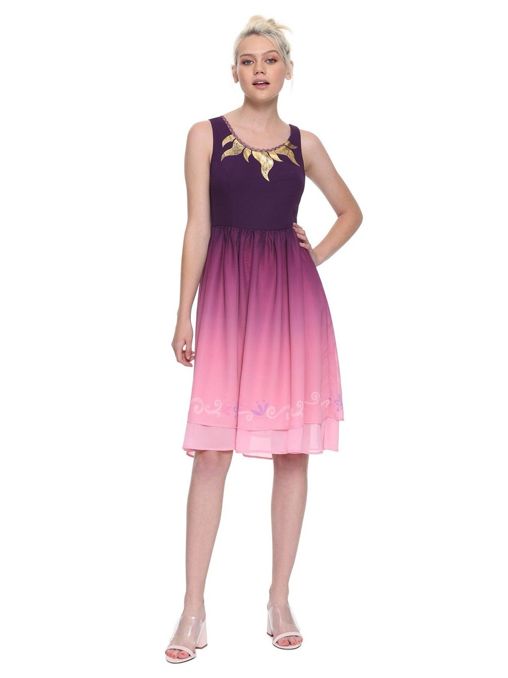 Her Universe Disney Ombré Dress with Rapunzel inspired Sun design